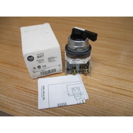 Allen Bradley 800T-H18D1 Selector Switch 800TH18D1