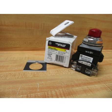 General Electric CR104PLT32RA Push To Test Switch GE WContacts