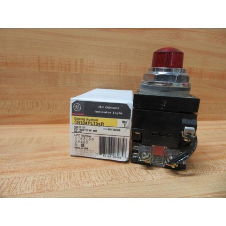 General Electric CR104PLT33R Push To Test Switch GE WContact Blocks