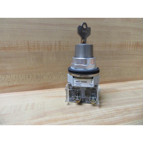 Allen Bradley 800T-H4803 Keyed Selector Switch W (2) 800T-XD1 - New No Box
