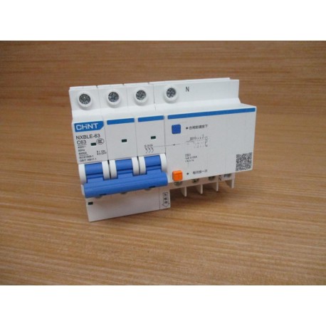 Chint NXBLE-63 Residual Current Circuit Breaker 63AMP - New No Box
