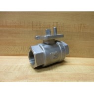 1000WOG Stainless Steel Ball Valve F03F04 - New No Box