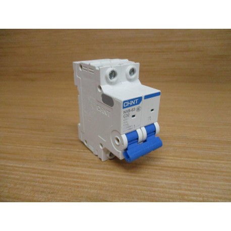 Chint NXB-63C32 Circuit Breaker 32AMP  NXB-C32-2P - New No Box