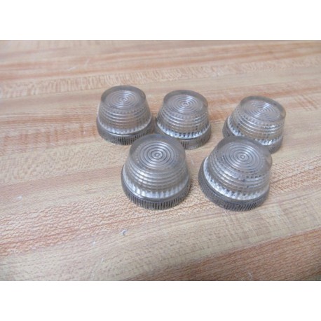 Allen Bradley 800T-N26C Clear Lens Cap 800TN26C (Pack of 5) - Used