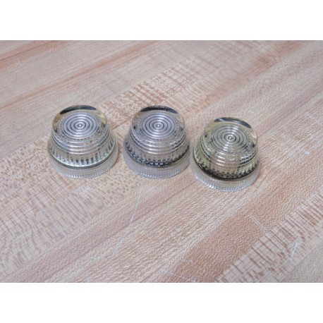 Allen Bradley 800T-N26C Clear Lens Cap 800TN26C (Pack of 3) - New No Box