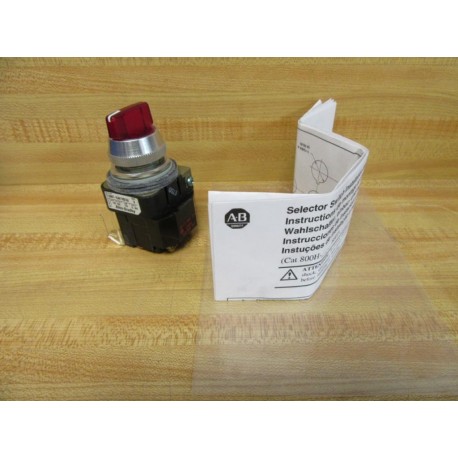 Allen Bradley 800T-16JR17KB7AX Selector Switch - New No Box