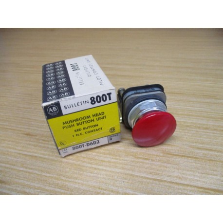 Allen Bradley 800T-D6D2 Pushbutton 800TD6D2 Series N