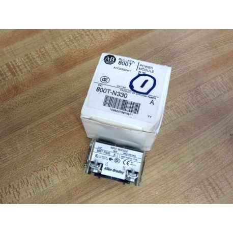 Allen Bradley 800TC-N330 Finger-Safe Full Voltage Module 800TCN330
