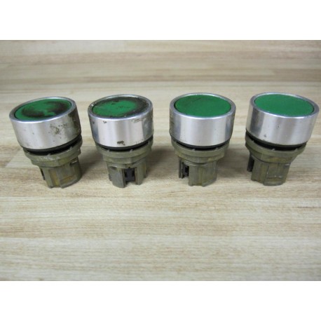 Allen Bradley 800EM-F3 Green Button 800EMF3 (Pack of 4) - Used