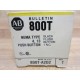 Allen Bradley 800T-A2D2 Button Black Ser T,