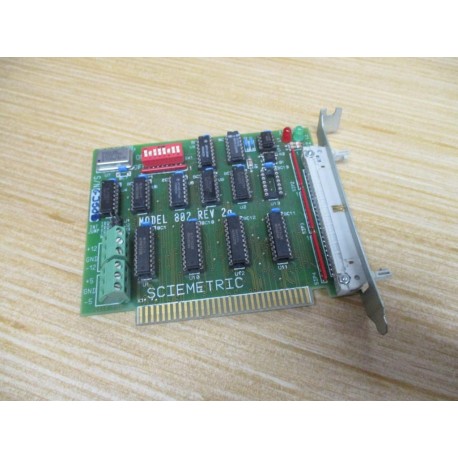 Sciemetric 802 Circuit Board Rev 2A - New No Box