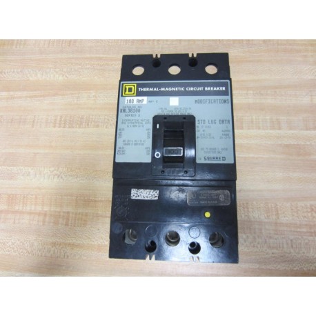 Square D KHL36100 Circuit Breaker 100 Amp Series 2 - Used