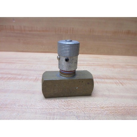 Parker N600B Flow Control Needle Valve N600B - Used