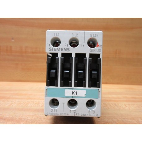 Siemens 3RT1023-1BB40 Contactor 3RT1023-1B..0 Cracked, WOut Auxiliary - Used