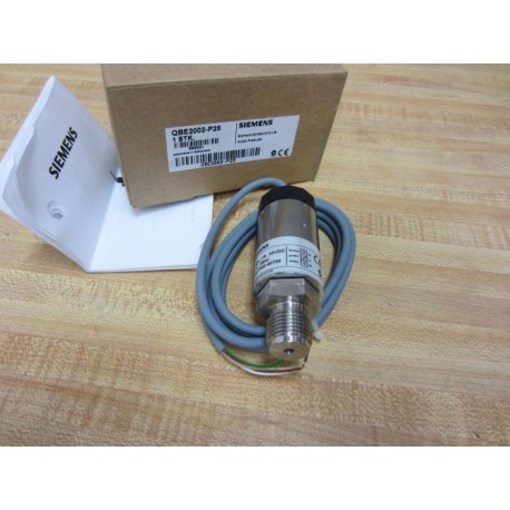 Siemens QBE2002-P25 Pressure Sensor QBE2002P25