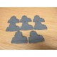 ABB ES4-D2 Entrelec End Plate 1SNK505960R0000 (Pack of 8) - New No Box