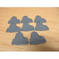 ABB ES4-D2 Entrelec End Plate 1SNK505960R0000 (Pack of 8) - New No Box