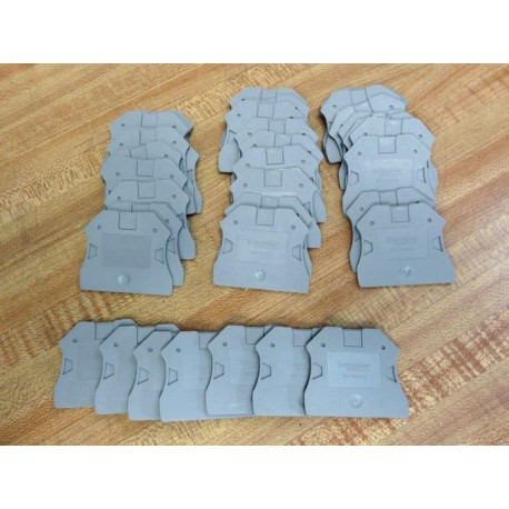 Schneider Electric NSYTRAC22 Terminal Block End Cover (Pack of 14) - New No Box