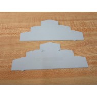 Allen Bradley 1492-EBLTF3 End Barrier 1492EBLTF3 (Pack of 8) - New No Box
