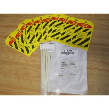 Brady 9CP15 'STEAM LEAK' Tag Y74684 (Pack of 10)