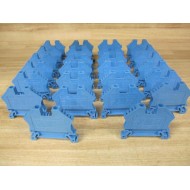 Morsettitalia EURO 4 Terminal Block Blue 43406BL (Pack of 26) - New No Box