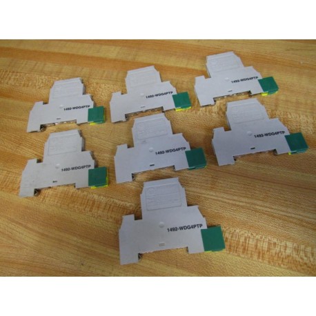 Allen Bradley 1492-WDG4PTP Terminal Block 1492WDG4PTP (Pack of 7) - New No Box