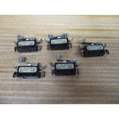 ITW 16-204 Snap-Action Switch 16204 W Roller Lever (Pack of 5) - Used