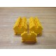 Morsettitalia EURO 4 Terminal Block Yellow (Pack of 23) - New No Box