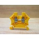 Morsettitalia EURO 4 Terminal Block Yellow (Pack of 23) - New No Box