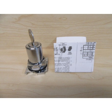 Cutler Hammer 10250T15112 Eaton Selector Switch Key Operated 10250T-15112 - New No Box