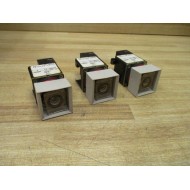 Allen Bradley 800MS-X0 Push Button Operator WContacts (Pack of 3) - New No Box