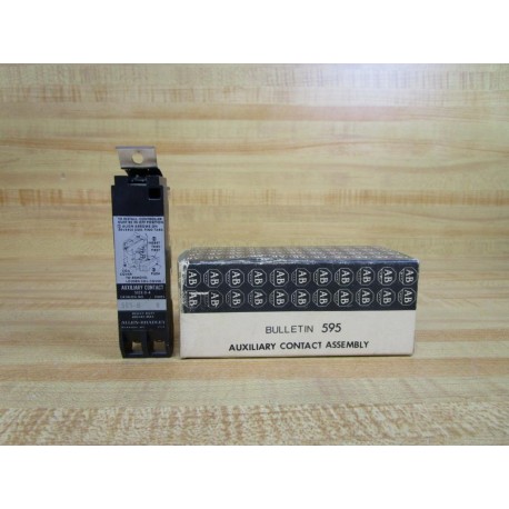 Allen Bradley 595-B Auxiliary Contact 595B Series B, Size 0-4