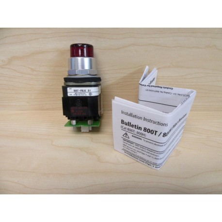 Allen Bradley 800T-PB16RD1 Push Button Switch - New No Box