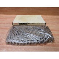 Tsubaki RS41-1 Roller Chain RS41 10' Length, Nickel-Plated