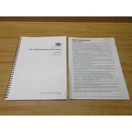 Hach 6120218 pHORP Sensors User Manual - Used