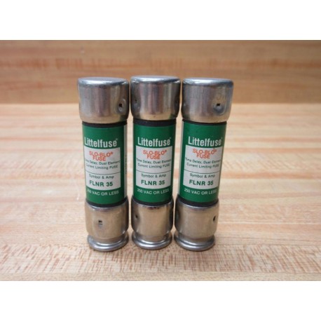 Littelfuse FLNR35 Fuse Cross Ref 486K92 (Pack of 3) - New No Box