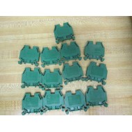 Allen Bradley 1492-W10 Block 1492W10 Green 1492-W10G (Pack of 13) - New No Box