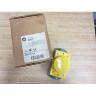 Allen Bradley 800P-S1Y2A Push Button Palm Operated 800PS1Y2A