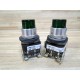 Allen Bradley 800T-QT10 Push Button Green 800T-QT10G (Pack of 2) - New No Box
