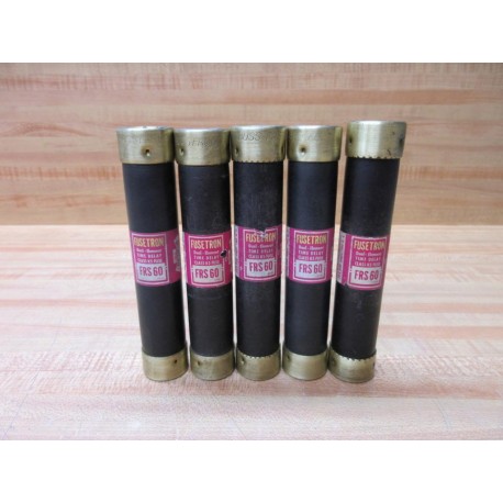 Buss FRS-60 Bussmann Fusetron Fuse FRS60 (Pack of 5) - New No Box