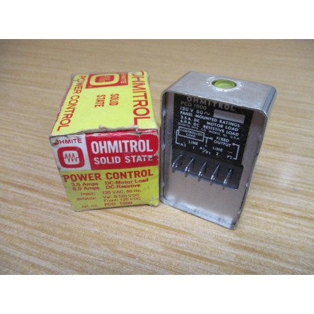 Ohmite PCD1000 Ohmitrol Solid State Power Control