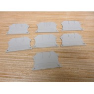 Weidmuller WAP 2.54610 Terminal Block Ends WAP254610 Tan (Pack of 7) - New No Box