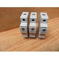 Allen Bradley 1492-FB1C30-L Fuse Holder 1492FB1C30L WIndicator (Pack of 3) - Used