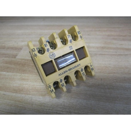 Allen Bradley 195-FA22 Auxiliary Contact 195FA22 TanBrown - New No Box