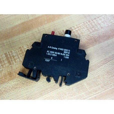 Allen Bradley 1492-GH015 Circuit Breaker 1492GH015 1.5A Ser B - New No Box