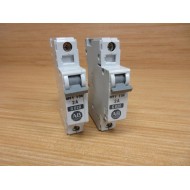 Allen Bradley 1492-CB1G020 Circuit Breaker 1492CB1G020 2A Series-B (Pack of 2) - Used