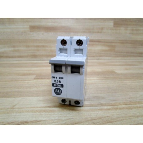 Allen Bradley 1492-CB2 Breaker 1492-CB2H005 .5 A - Used