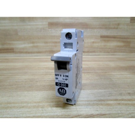 Allen Bradley 1492-CB1G060 Breaker 1492CB1G060 6A Series C - Used