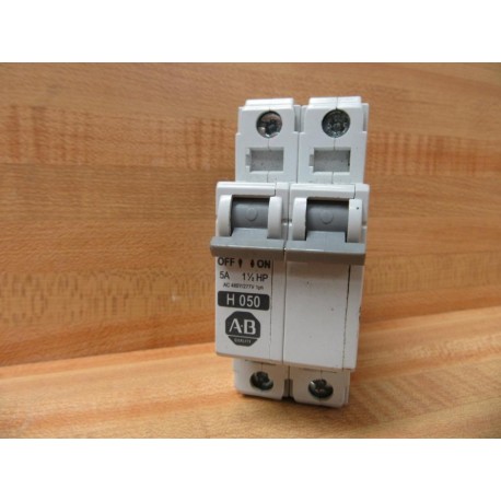 Allen Bradley 1492-CB2H050 Breaker 1492CB2H050 5A Series C - Used