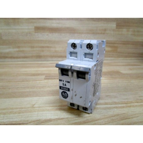 Allen Bradley 1492-CB2H050 Breaker 1492CB2H050 5A Series B - Used